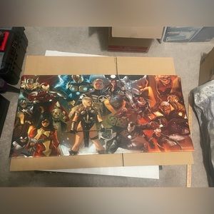 XL mouse pad featuring marvel characters